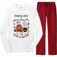 Pumpkin Spice And Main Street Nights Magic Is Brewing Long Sleeve Pajama Set