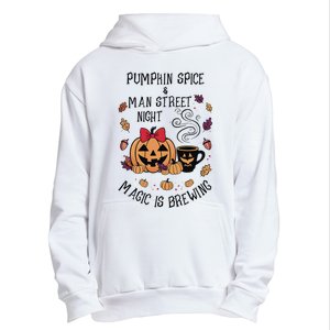 Pumpkin Spice And Main Street Nights Magic Is Brewing Urban Pullover Hoodie