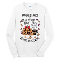 Pumpkin Spice And Main Street Nights Magic Is Brewing Tall Long Sleeve T-Shirt