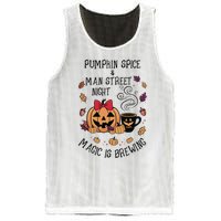 Pumpkin Spice And Main Street Nights Magic Is Brewing Mesh Reversible Basketball Jersey Tank