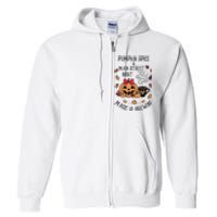 Pumpkin Spice And Main Street Nights Magic Is Brewing Full Zip Hoodie