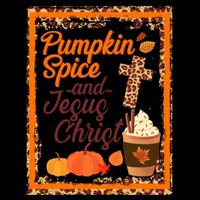 Pumpkin Spice And Jesus Christ Autumn Fall Leopard Print Mug