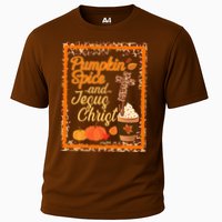 Pumpkin Spice And Jesus Christ Autumn Fall Leopard Print Performance Shirt