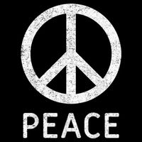 Peace Sign Anti War Vintage Retro Casual Graphic Toddler Hoodie