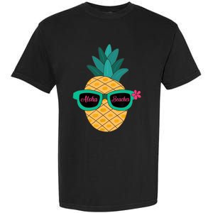 Pineapple Sunglasses Aloha Beaches Hawaiian - Hawaii Garment-Dyed Heavyweight T-Shirt