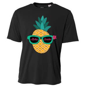 Pineapple Sunglasses Aloha Beaches Hawaiian - Hawaii Cooling Performance Crew T-Shirt