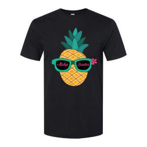 Pineapple Sunglasses Aloha Beaches Hawaiian - Hawaii Softstyle CVC T-Shirt