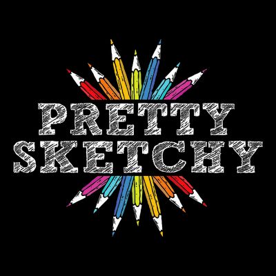 Pretty Sketchy Artist Drawing Sketching Colored Pencils T-Shirt