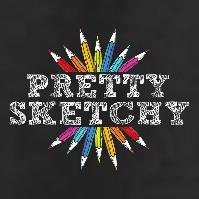 Pretty Sketchy Artist Drawing Sketching Colored Pencils Beanie