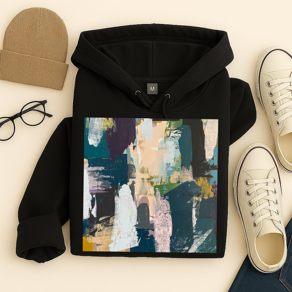 Paint Splatter Art Pattern Hoodie