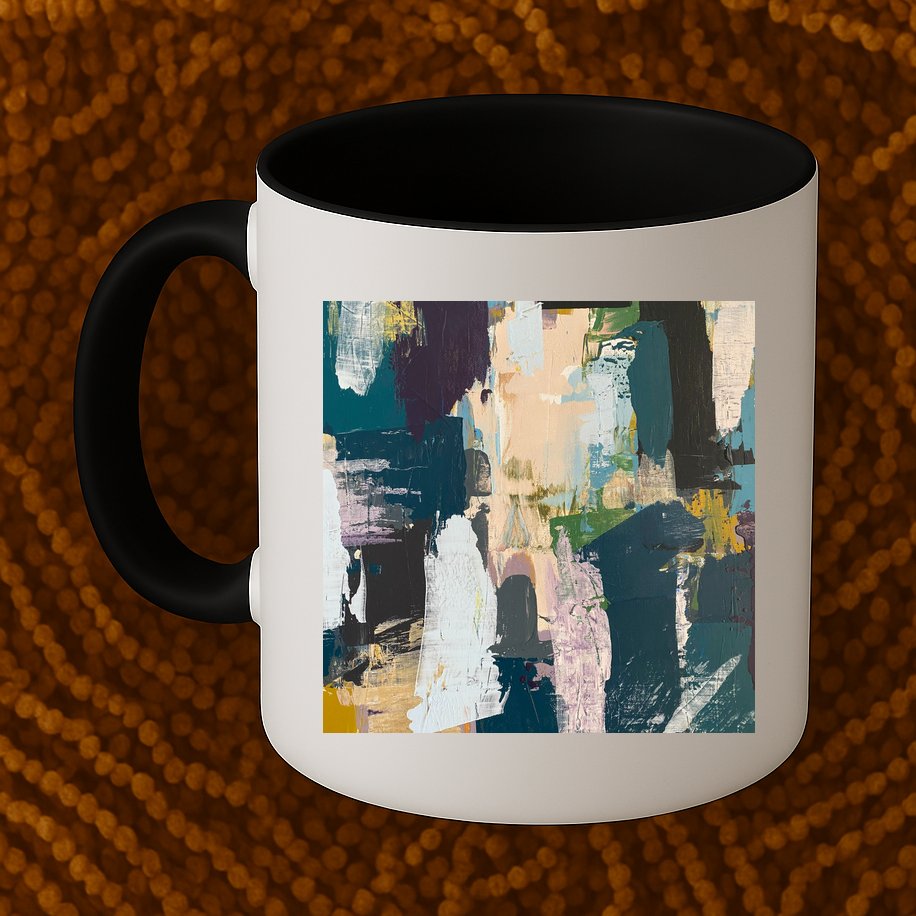 Paint Splatter Art Pattern Mug