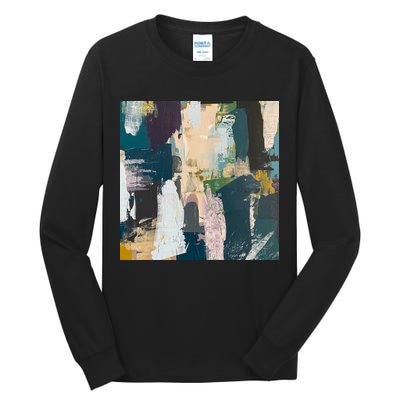 Paint Splatter Art Pattern Tall Long Sleeve T-Shirt