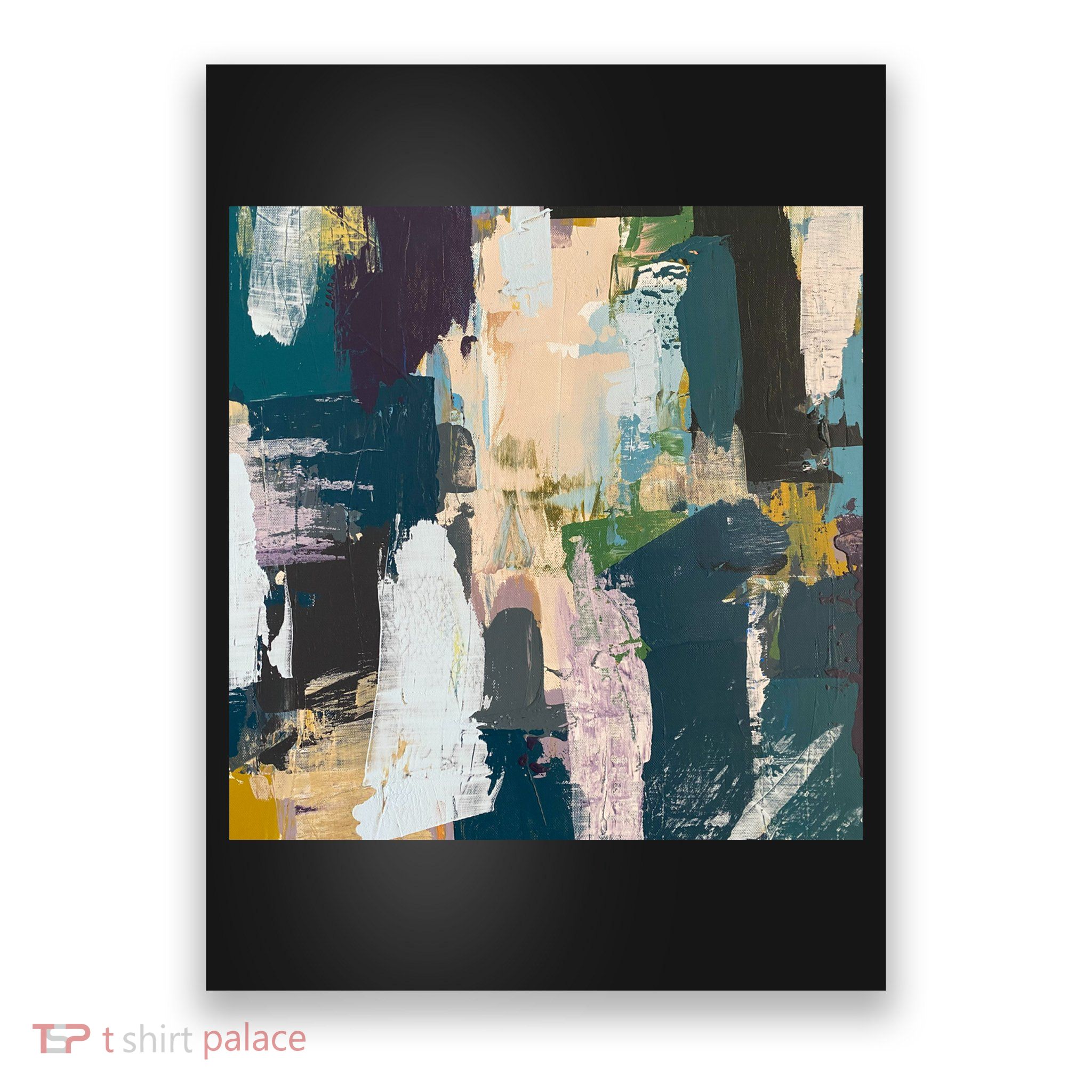 Paint Splatter Art Pattern Poster