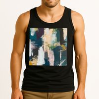 Paint Splatter Art Pattern Tank Top
