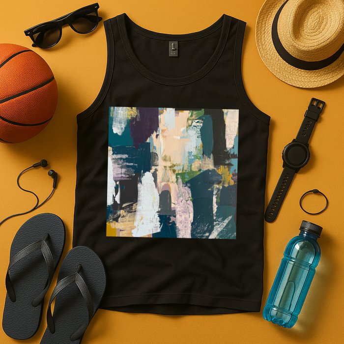Paint Splatter Art Pattern Tank Top