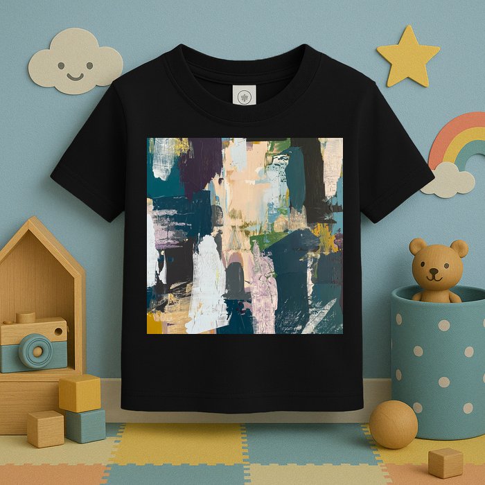 Paint Splatter Art Pattern Toddler T-Shirt