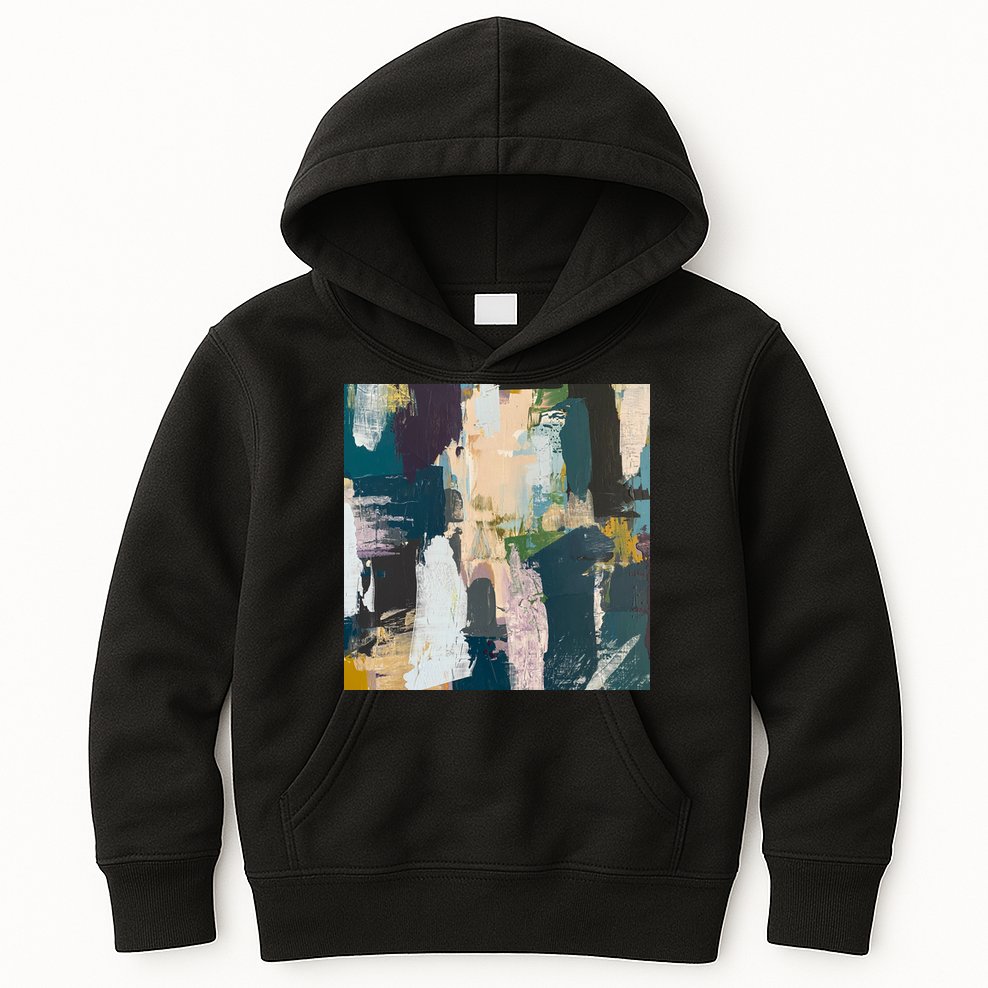 Paint Splatter Art Pattern Kids Hoodie