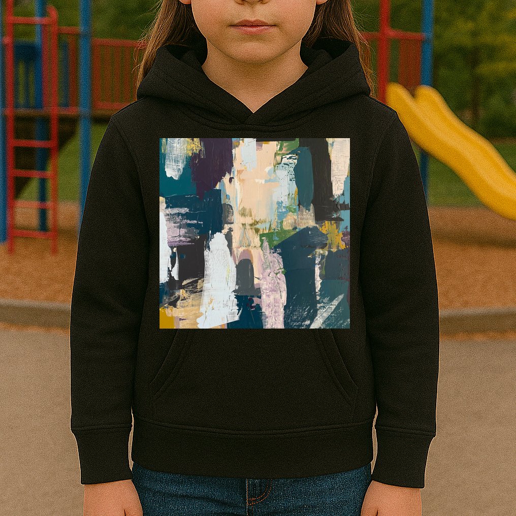 Paint Splatter Art Pattern Kids Hoodie