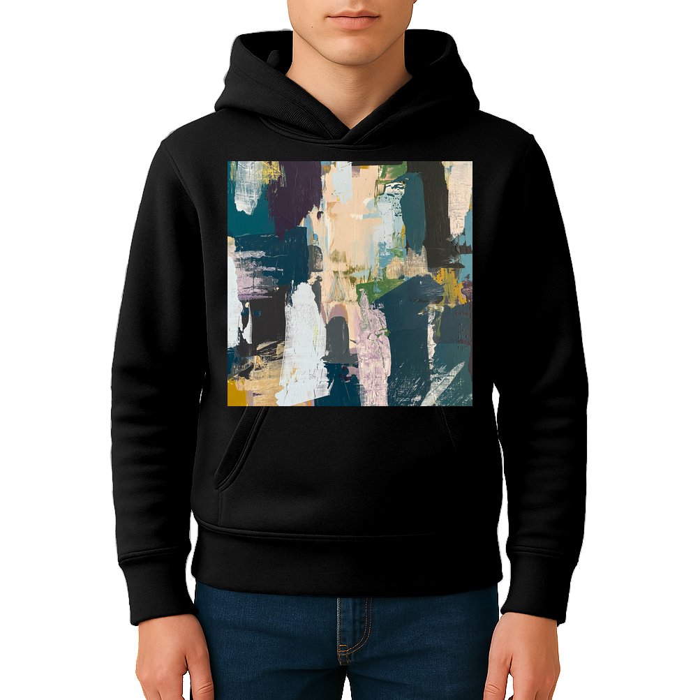 Paint Splatter Art Pattern Kids Hoodie
