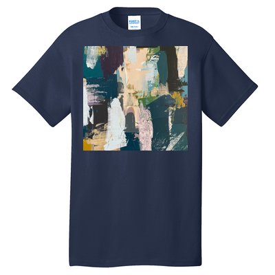 Paint Splatter Art Pattern Tall T-Shirt