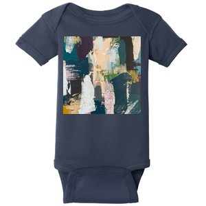 Paint Splatter Art Pattern Baby Bodysuit