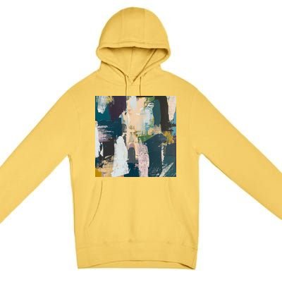 Paint Splatter Art Pattern Premium Pullover Hoodie