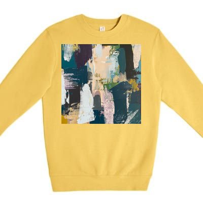 Paint Splatter Art Pattern Premium Crewneck Sweatshirt