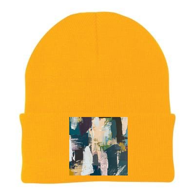 Paint Splatter Art Pattern Knit Cap Winter Beanie