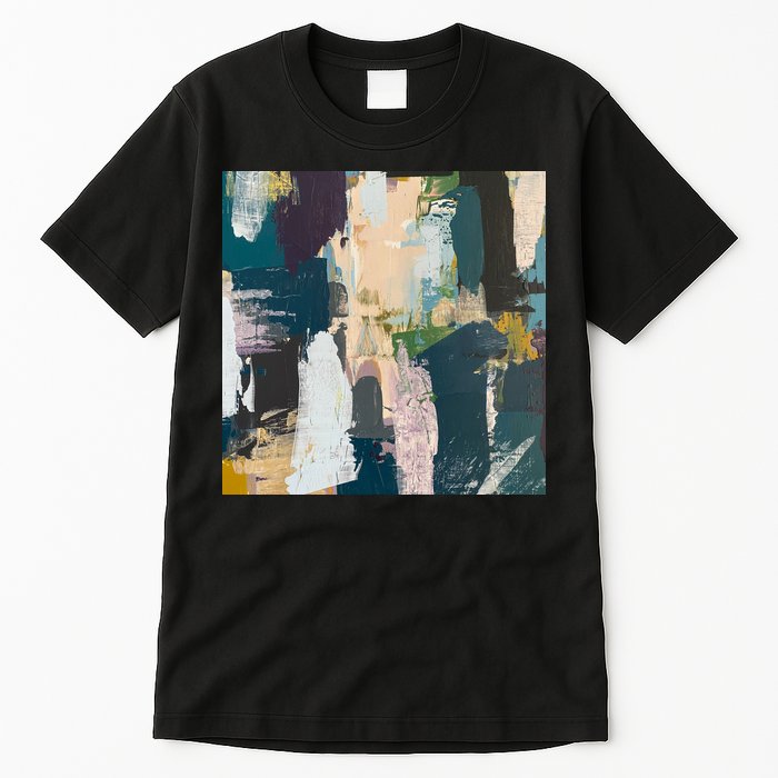 Paint Splatter Art Pattern Tall T-Shirt
