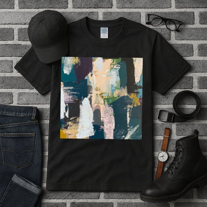 Paint Splatter Art Pattern Tall T-Shirt