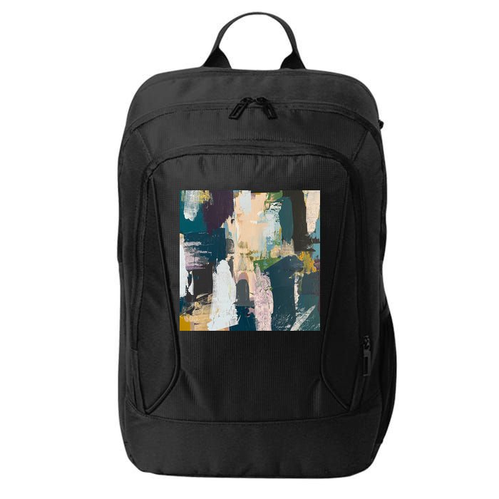 Paint Splatter Art Pattern City Backpack
