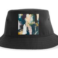 Paint Splatter Art Pattern Sustainable Bucket Hat
