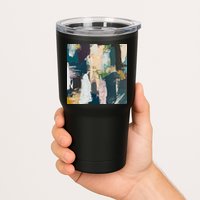 Paint Splatter Art Pattern Tumbler