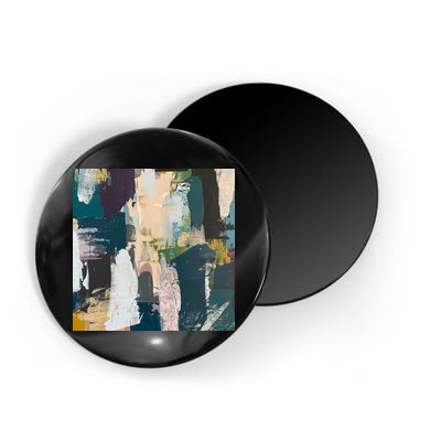 Paint Splatter Art Pattern Magnet