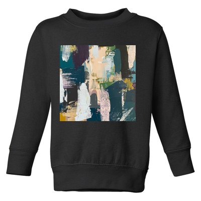 Paint Splatter Art Pattern Toddler Sweatshirt