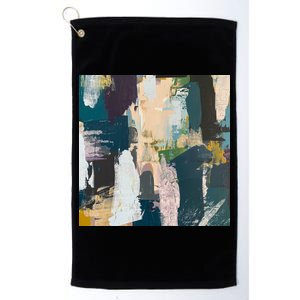 Paint Splatter Art Pattern Platinum Collection Golf Towel