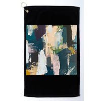 Paint Splatter Art Pattern Golf Towel