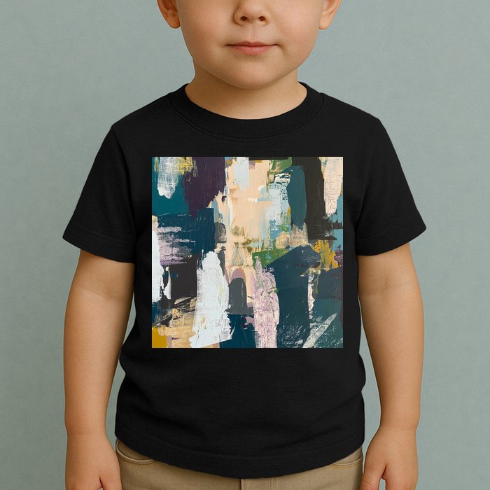 Paint Splatter Art Pattern Toddler T-Shirt