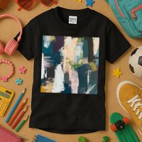 Paint Splatter Art Pattern Kids T-Shirt