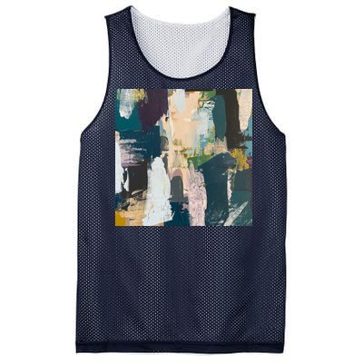 Paint Splatter Art Pattern Mesh Reversible Basketball Jersey Tank