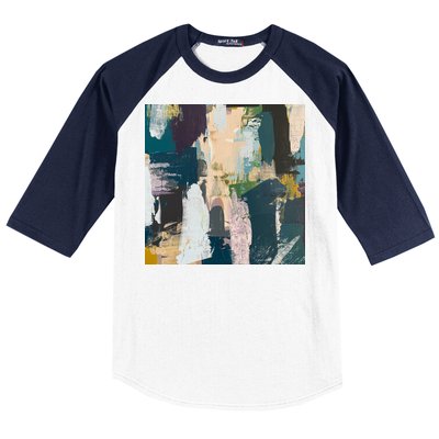 Paint Splatter Art Pattern Baseball Sleeve Shirt