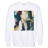 Paint Splatter Art Pattern Garment-Dyed Sweatshirt