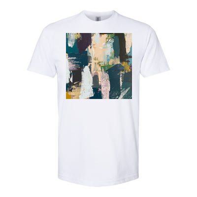 Paint Splatter Art Pattern Softstyle® CVC T-Shirt