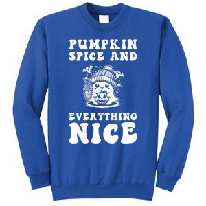 Pumpkin Spice And Everything Nice Ghost Great Gift Sweatshirt