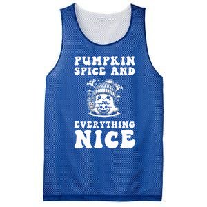 Pumpkin Spice And Everything Nice Ghost Great Gift Mesh Reversible Basketball Jersey Tank