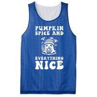 Pumpkin Spice And Everything Nice Ghost Great Gift Mesh Reversible Basketball Jersey Tank