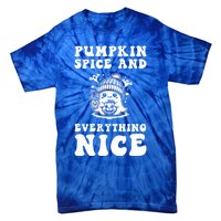 Pumpkin Spice And Everything Nice Ghost Great Gift Tie-Dye T-Shirt