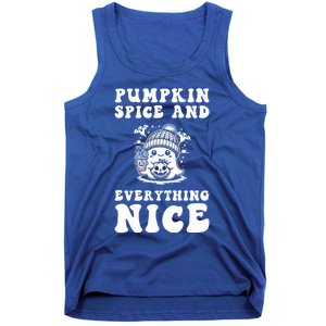 Pumpkin Spice And Everything Nice Ghost Great Gift Tank Top