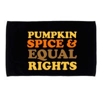 Pumpkin Spice And Equal Rights Microfiber Hand Towel
