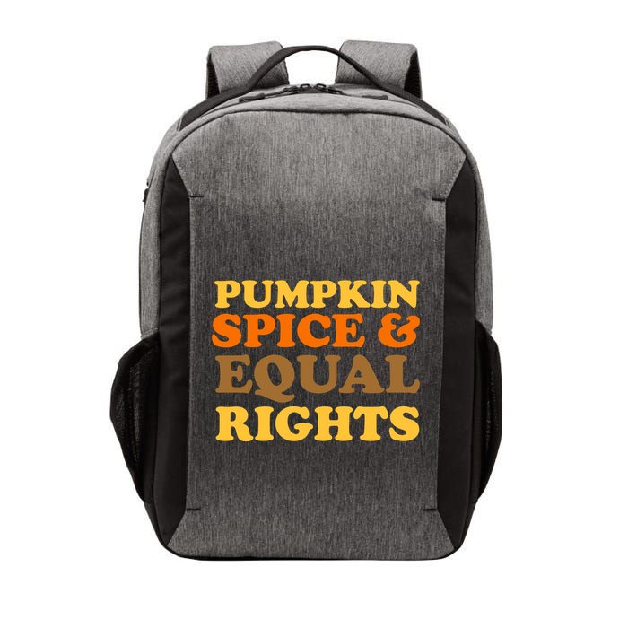 Pumpkin Spice And Equal Rights Vector Backpack